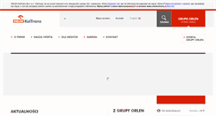 Desktop Screenshot of orlenkoltrans.pl